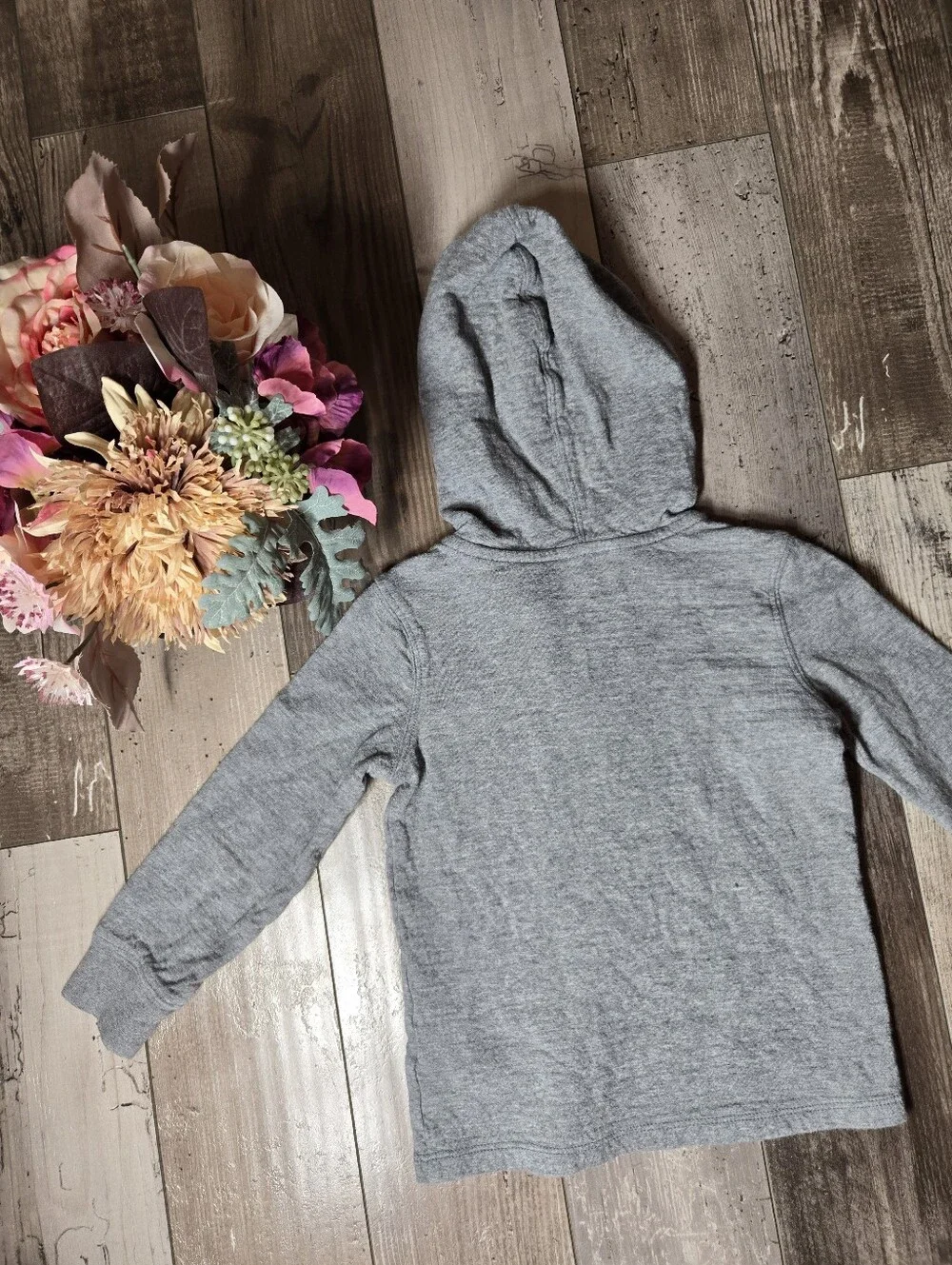 OshKosh B’gosh Gray Hooded Long-Sleeve Top – Boys 4T
